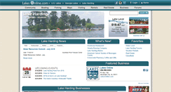 Desktop Screenshot of lakehardingnews.com